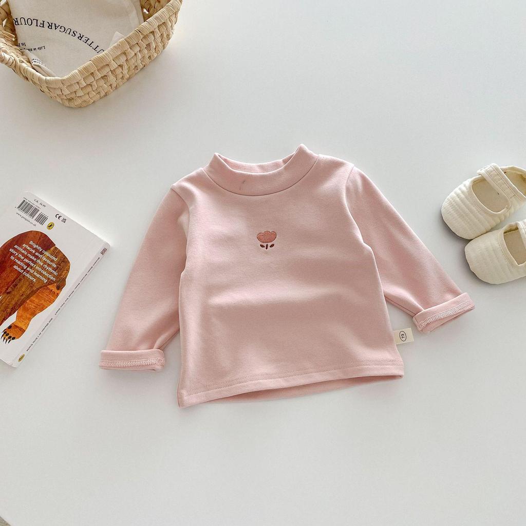 Children's Winter Cartoon Base Layer Outfit, Ages 0-5, Fashionable Korean Innerwear for Boys and Girls, Model AY648.