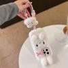 New Cute 3D Rabbit Plush Phone Case Fall Winter Warm Phone Case for iPhone 16 Pro Max