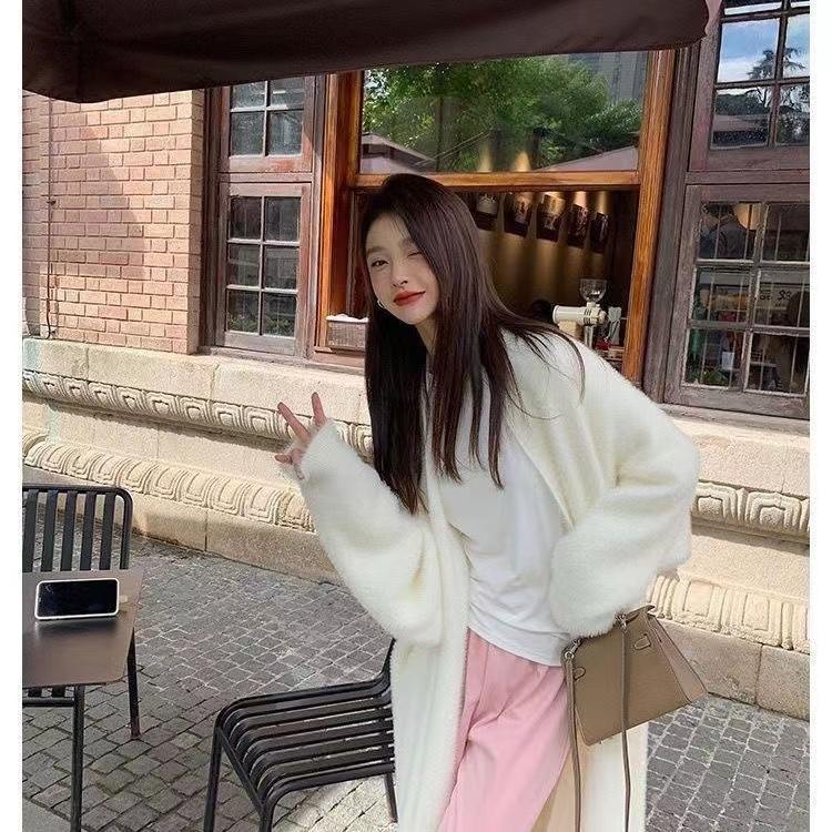 Женский свитер в иностранном стиле, женский свободный кардиган, женское пальто, платье Pure Desire