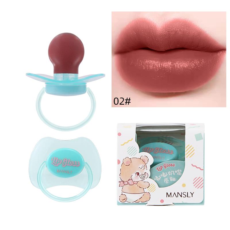 MANSLY милая мини-форма водостойкая матовая жидкая губная помада долговечная антипригарная чашка блеск для губ макияж 3 г