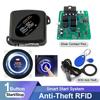 Car Alarm System Push Starter Button Engine Ignition RFID 12V