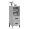 VidaXL Buffet Concrete Grey 34.5x34x90 Cm Engineered Wood 828680