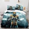 American Football King Queen Duvet Cover Rugby Player Pattern Bedding Set For Kids Teens Adults Ball Sport Polyester Quilt Cover