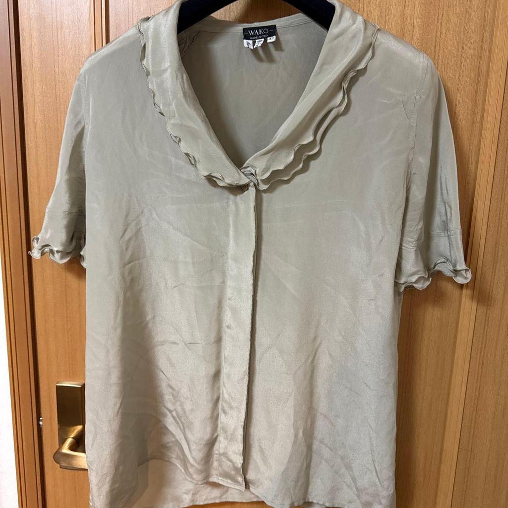 Used WAKO Italian-made silk shirt