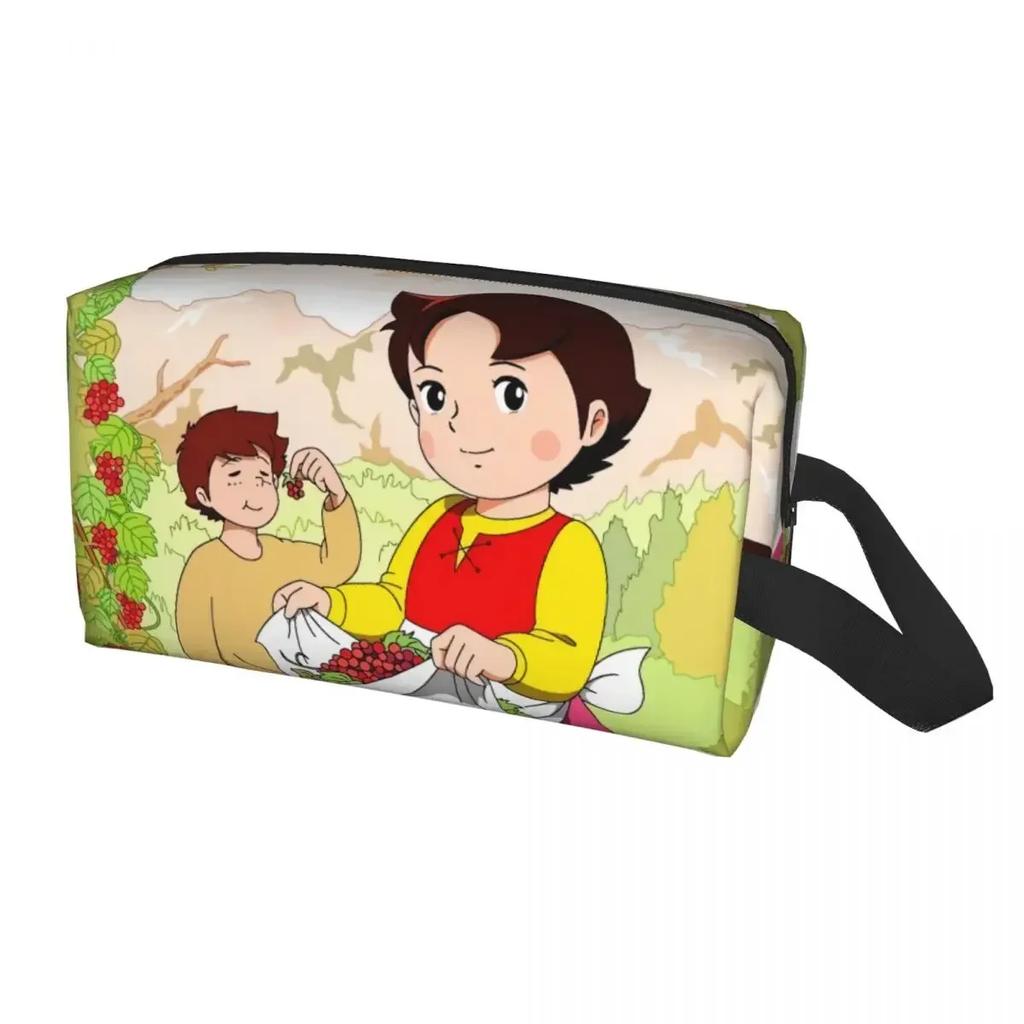 Хайди Питер И Дедушка Семейная Дорожная Косметичка Альпы Горы Аниме Макияж Туалетные Принадлежности Органайзер Женский Бьюти Хранение Дорожный Набор