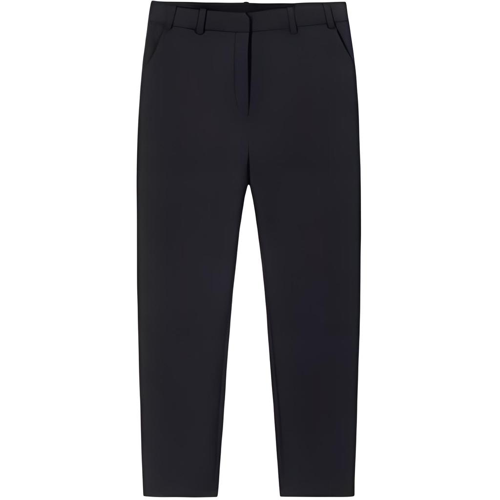 Anta Champion All-Weather Series Woven Fleece Water-Resistant Casual Pants Women Bottoms Basic-Black 162510505-2