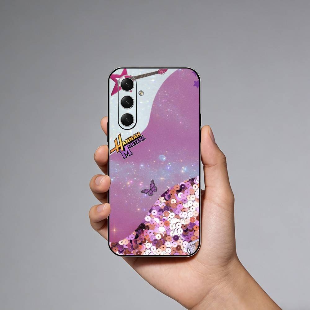 CLassic TV H-Hannah M-Montana Phone Case For Samsung Galaxy A73,21,22,32,71,53,52,51,80,5G Soft Black Cover