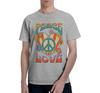 Peace Love Peace Sign 60s 70s Hippie Style Tshirt Unisex Clothing Cotton Casual Daily Four Seasons Tees Shirts For Unisex