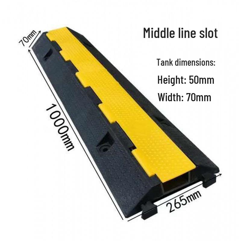 Indoor/Outdoor Cable Protection Rubber Trunking Speed Bump