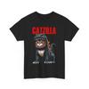 Футболка Catzilla | Смешная футболка с кошкой-монстром | Футболка Catzilla