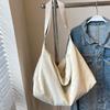 Pleated Soft Cloth Bag Women's Crossbody Bag Nylon Cloth Bag Large Capacity Simple Cloth Bag Shoulder Bag