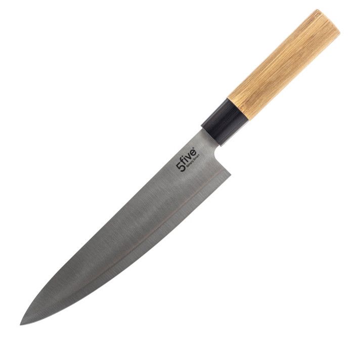 Блок ножей Secret de Gourmet из бамбука, 5 предметов