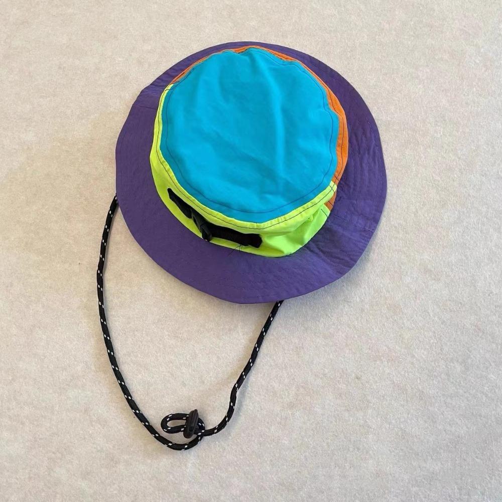 Quick-dry Sunscreen Hat Summer Fisherman Caps New Children Bucket Cap 3-7 Years