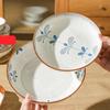 Керамические тарелки в стиле ретро в китайском стиле для ресторанов и гостиниц класса люкс, фруктовые салатницы, домашние изысканные блюда, рыбные тарелки, уникальная посуда