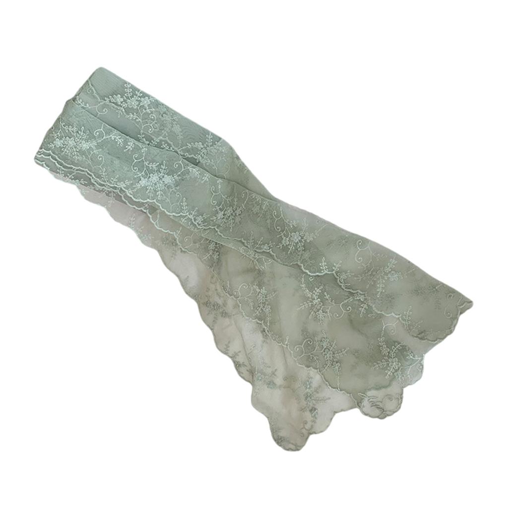 Multiuse Lace Scarf Seethrough Shawl Wrap With Flower Pattern Long Silk Scarf For Women Everyday And Special Event Wear