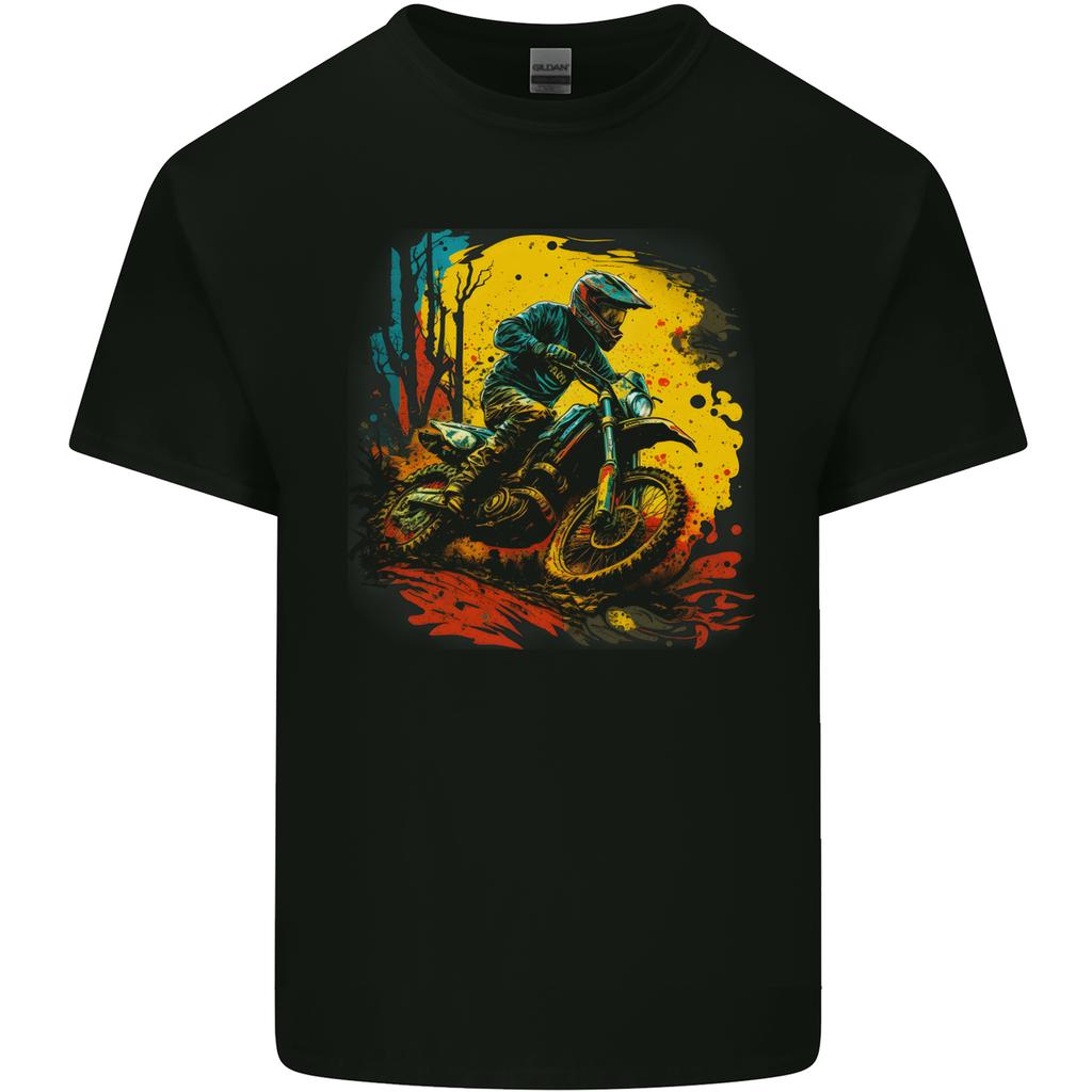 A Motocross Rider MotoX Dirt Bike Scrambler Unisexs Light Cotton TShirt
