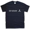 Мужские и женские футболки DE/VISION T-SHIRT Все размеры S M L XL XXL цвета Черный, Белый