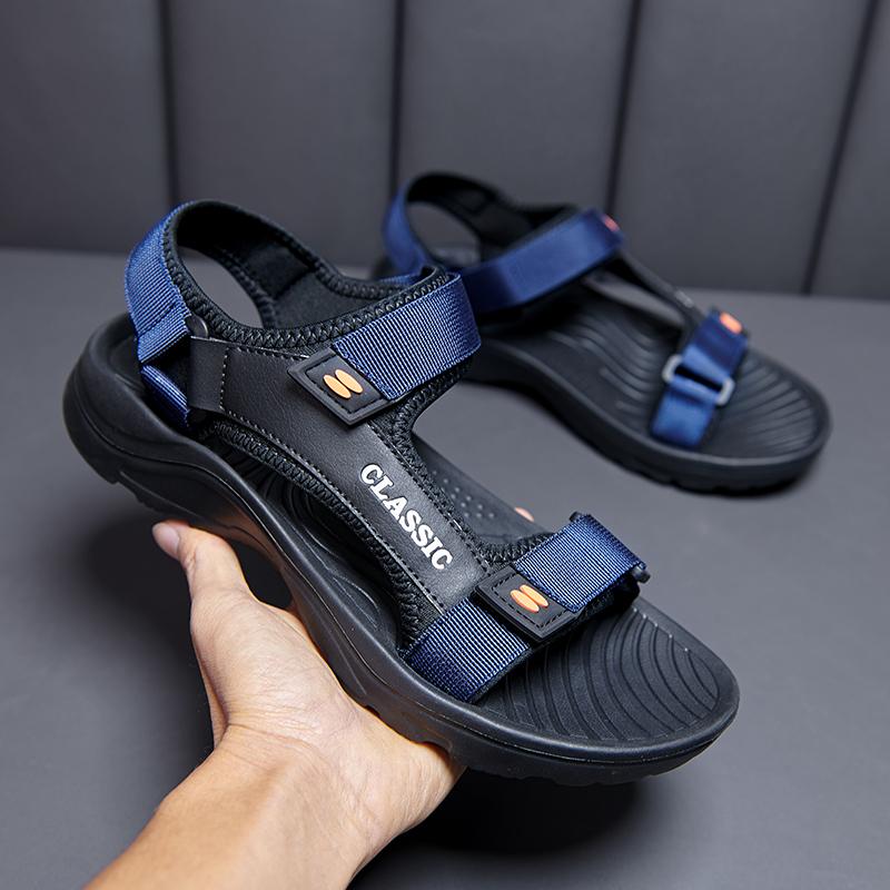 Fashion Summer Light-weight Men's Sandals Outdoor Black EVA Slip On Soft Casual Sandal Shoes For Man Sandals Zapatos Hombre Big Size 47