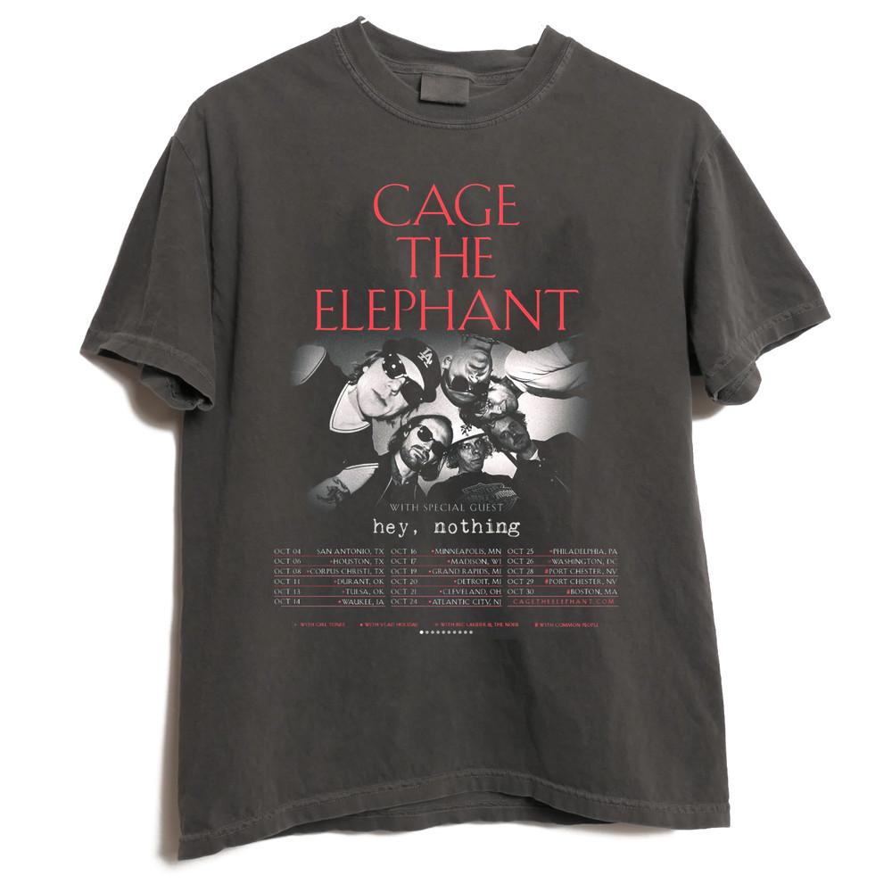 Cage the Elephant Hey Nothing Tour 2025 Gift For Fan S to 5XL Tshirt QT866 Unisex T-Shirt