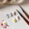 Клей для ногтей из сандалового дерева Кисть для фототерапии Ручка для рисования УФ-гелем Лайнер для нейл-арта Кисть для рисования Профессиональный инструмент для маникюра Салон