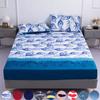 Waterproof Fitted Bedsheet Anti-slip Super King Queen Size Bed Sheets Mattress Cover Mattress Protective Case/Cover (No Pillowcase)