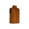 Solid Color Loose Woven Lightweight Training Sports Down Vest Men Vests Orange 1342703-291