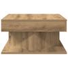  Coffee Table, Artisan Oak 55x55x30 Cm, Wood-based Material