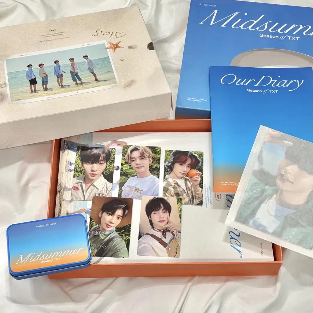 Tomorrow X Together Midsummer Tangerine Farm Photocard Yeonjun Subin Beomgyu Taehyun Huening