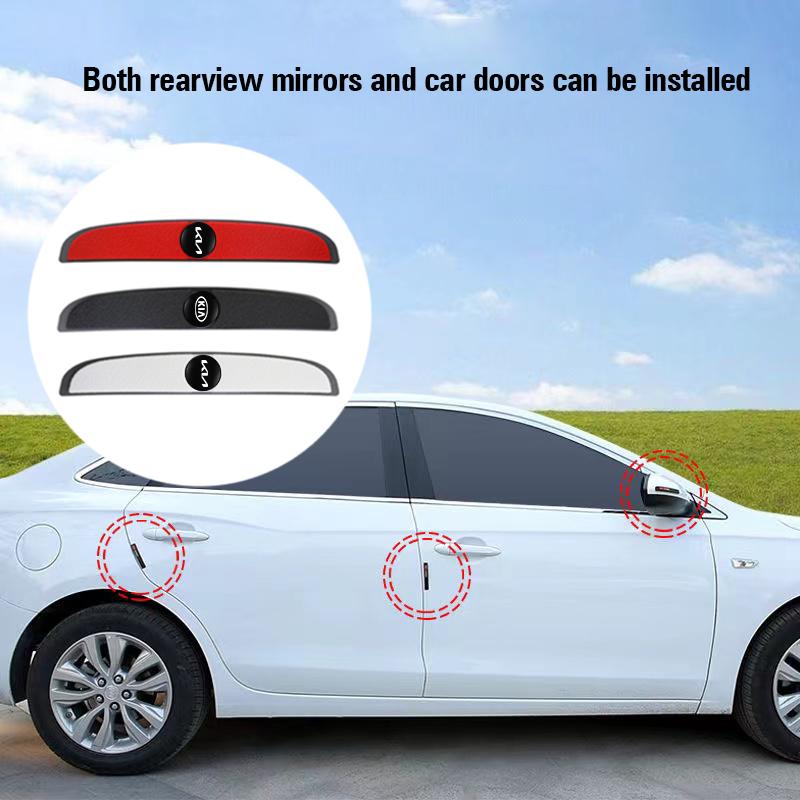 DZMX1 4Pcs Car Anti-collision Strip Silicone Protection Pad For KIA K3 Sportage Carnival K5 Seltos Pegas KX1 EV5 Sonet EV6 K4 EV3 Ceed