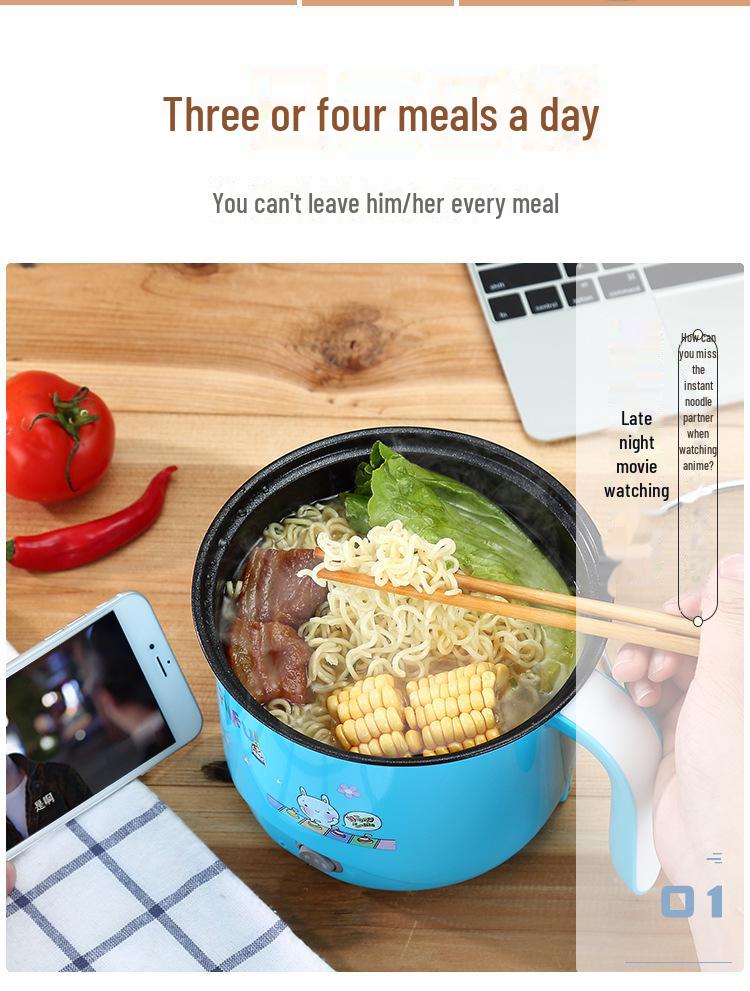 Мини электрическая плита: Многофункциональная сковорода и горшок для жарки в общежитии и дома