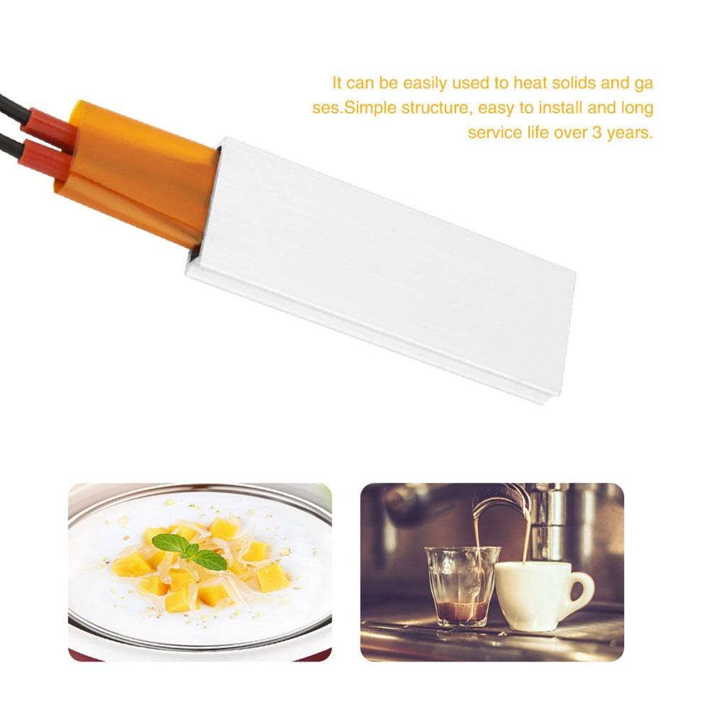 60*21mm PTC Heating Plate 70℃/110℃/200℃ Thermostatic Heating Plate Industrial Heating