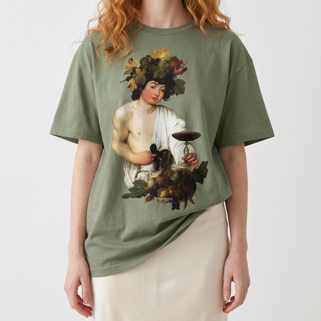 Unisex Caravaggio - Bacchus t-Shirt and kids tshirt, Baroque art Shirt and kids tshirt