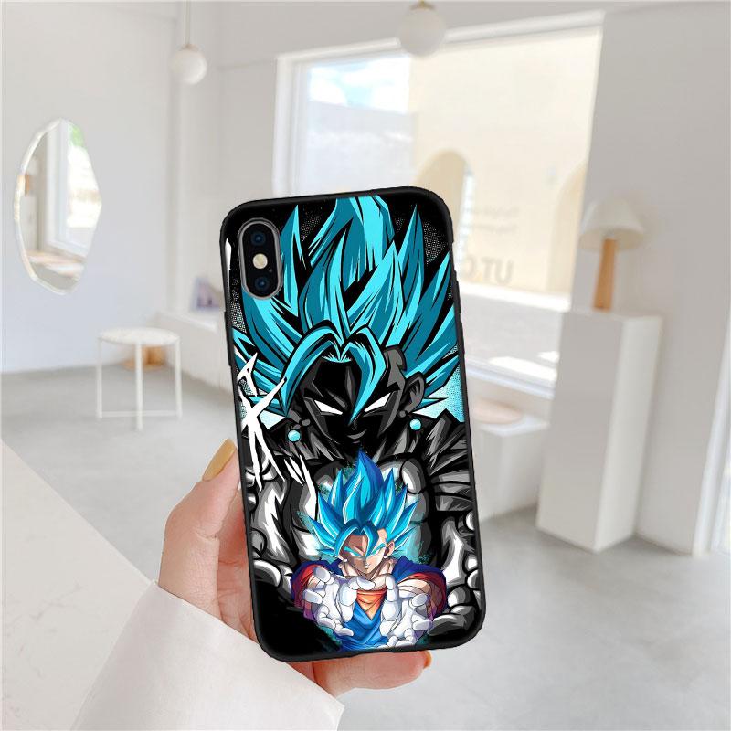 LO37 Dragon Ball Goku Soft Shell Phone Case for Redmi Note 10 11 12 Pro Max 10S 10C 10T 11A 11S 12S 12C