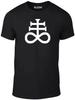 Satanic Cross T-Shirt - Funny T Shirt Satan Retro Devil Bible Anti Christ Witch