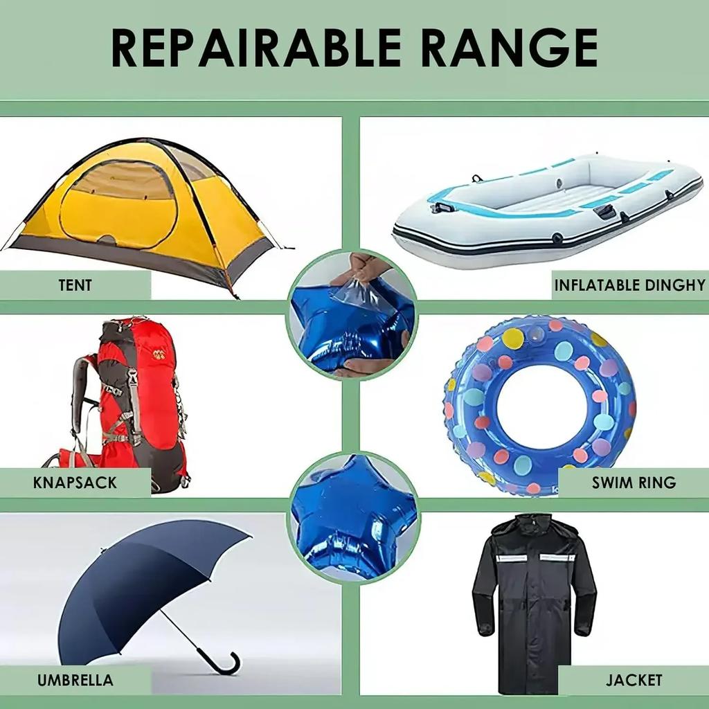 Waterproof Transparent TPU Repair Tape for Airbed Mattress Tent Bounce Exercise Ball Kayak Swimming Pool Float -Durable Leak Fix
