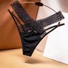 French Hollowed-Out Ice Silk Thong - Women's Fashion Low-Rise See-Through Strap Underwear