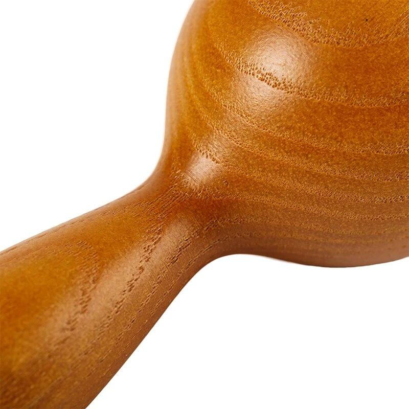Wooden Massager Essential Oil Massage Stick Body Spa Meridian Tapping Massage Hammer Therapy Relaxation Round Ball Massager