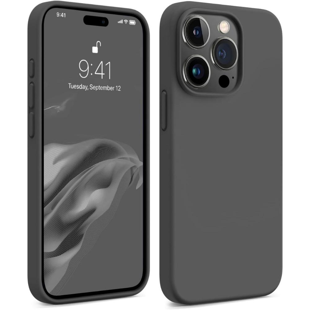 Модный жидкий силиконовый чехол для Apple iPhone 16 Pro Max 15 14 13 12 11 Full Soft Armor противоударный защитный чехол