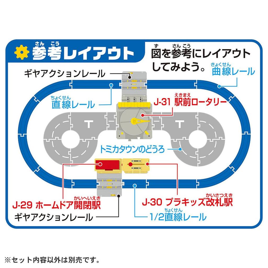 Takara Tomy Plarail J-30 Action Town PlaKids Ticket Gate Station Train Toy for Ages 3 and Up