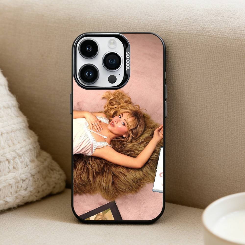 Singer S-Sabrina Carpenter  Phone Case For iPhone 16,15,14,13,12,17,Pro,MAX Black Matte Shockproof Cover