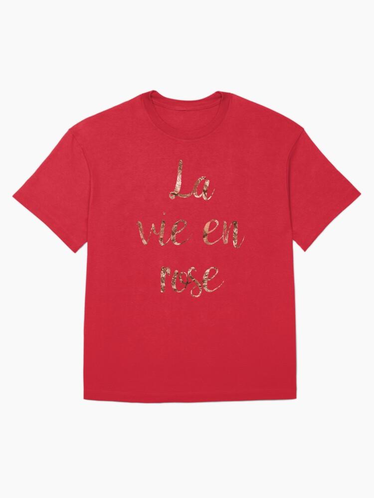 édith Piaf La vie en rose in rose Oversized T-Shirt