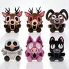 New In Stock 99 Nights In The Forest Black Cat Deer Bat Owl 99Nights Plush Doll Cute Anime Peripherals Toy Birthday Gift