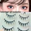 Милая Девушка Аниме Косплей Накладные Ресницы – Густые, Реалистичные Цельные Полоски для Европейского и Американского Стилей