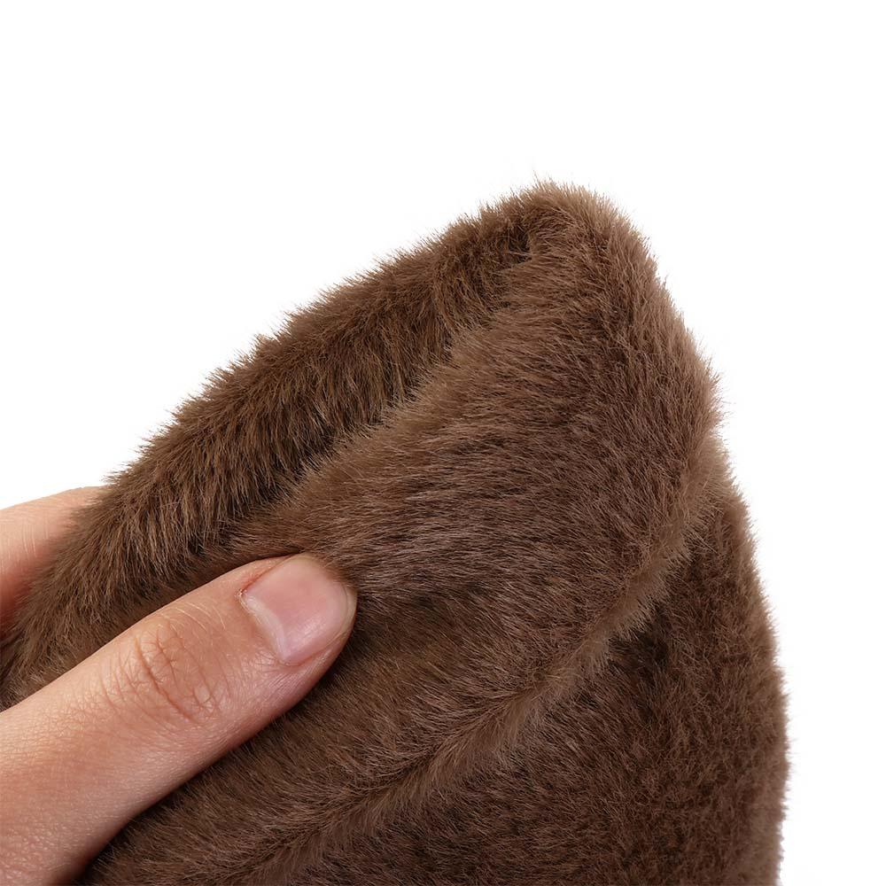 Bear Ears Cat Ears Hat Letter Winter Plush Hat Fashion Knitted Cap Streetwear