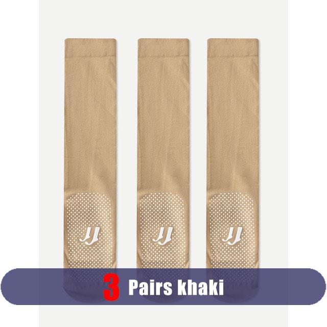 3 пары мужских шелковых носков, длинных, деловых, тонких, нейлоновых, нескользящих, дышащих, с высокой трубкой, ниже колена, для торжественной одежды, носки для джентльменов