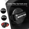 ZQE1  Carbon Fiber Car Fuel Tank Cap Oil Cover Decoration Accessories For Mercedes Benz AMG A B C E S G Class W201 W210 W108 W205 W203