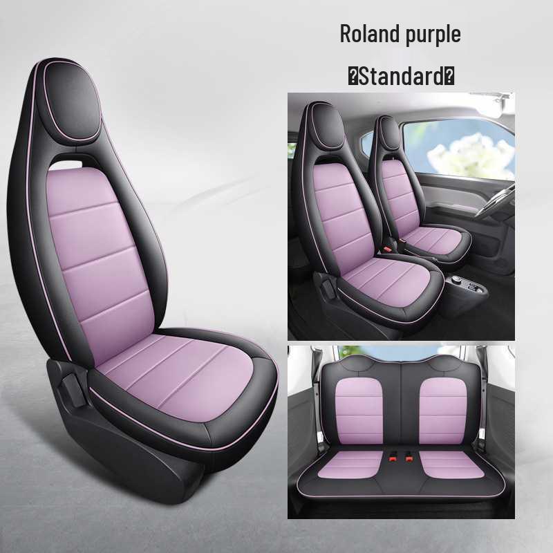 Wuling Mini Cute Leather Car Seat Cover - All-Season Universal Fit