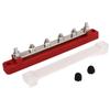 Power Distribution Block M6 Screw 6 Terminal Bus Bar   12V‑48V 150A for Automobile Boat