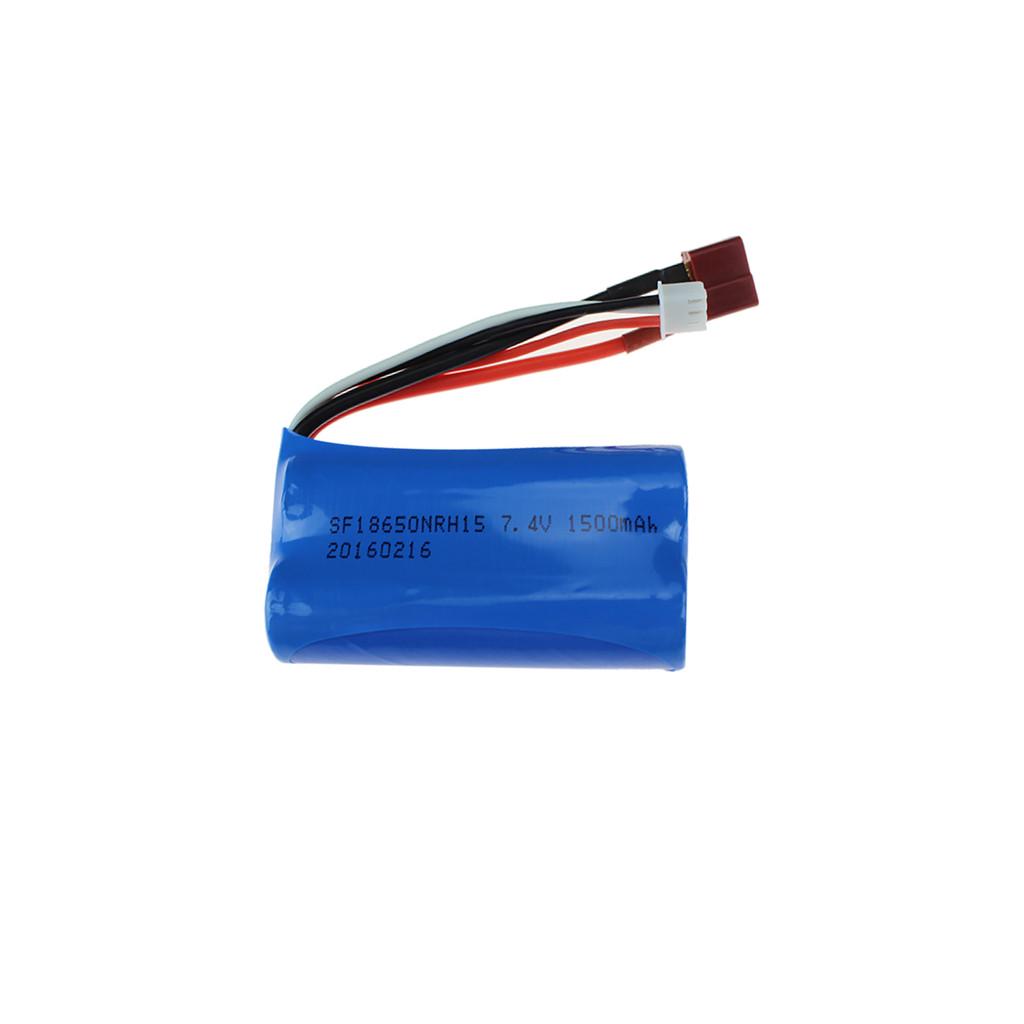 Запасная часть аккумулятора 7,4 В, 1500 мАч для радиоуправляемой машины WLTOYS 12428/12429/12423/12401 1/12