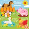 Children's Early Learning Quiet Book: Felt Farm Theme with Tear-and-Stick Activities